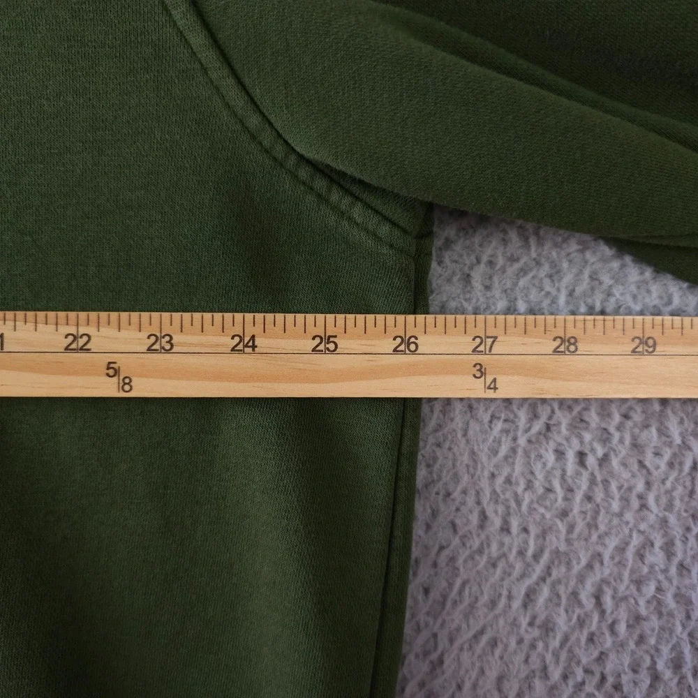 Levis Sweatshirt Mens XL Green Relaxed Fit Seasonal Crew Neck Pullover Fleece